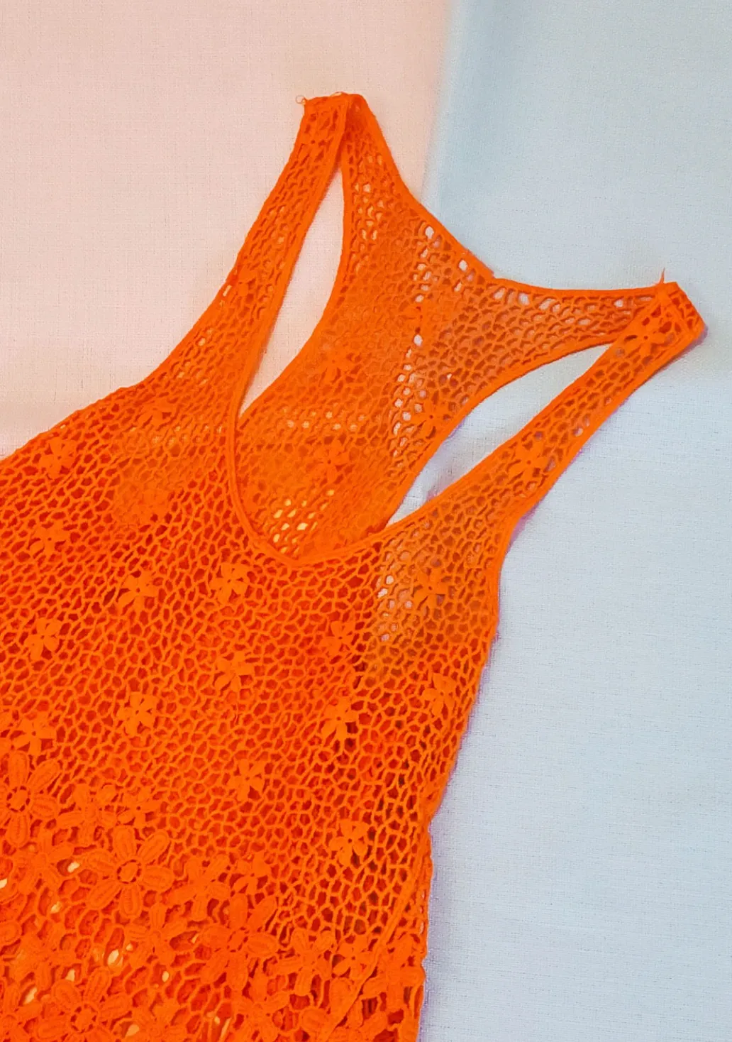 Crochet Knit Lace Loose Fit Top