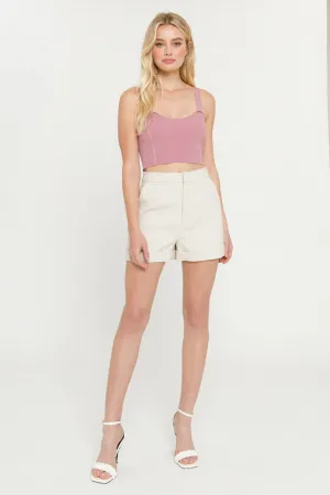 Cropped Knit Top