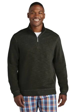 Custom Tommy Bahama Tobago Bay Quarter Zip ST226342TB Black