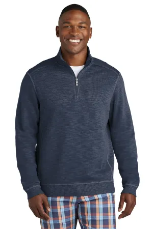 Custom Tommy Bahama Tobago Bay Quarter Zip ST226342TB Blue Note