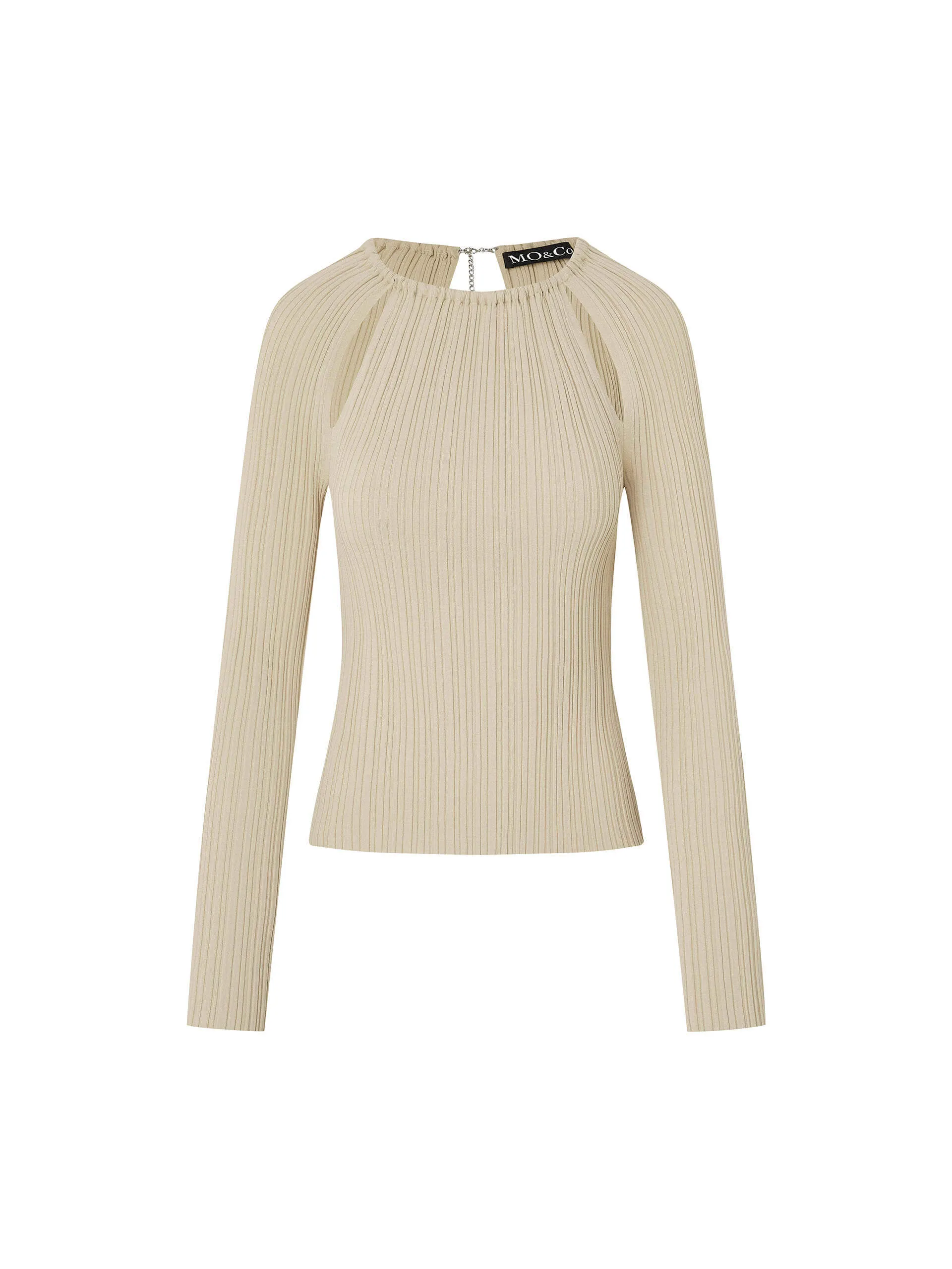 Cutout Details Knit Top