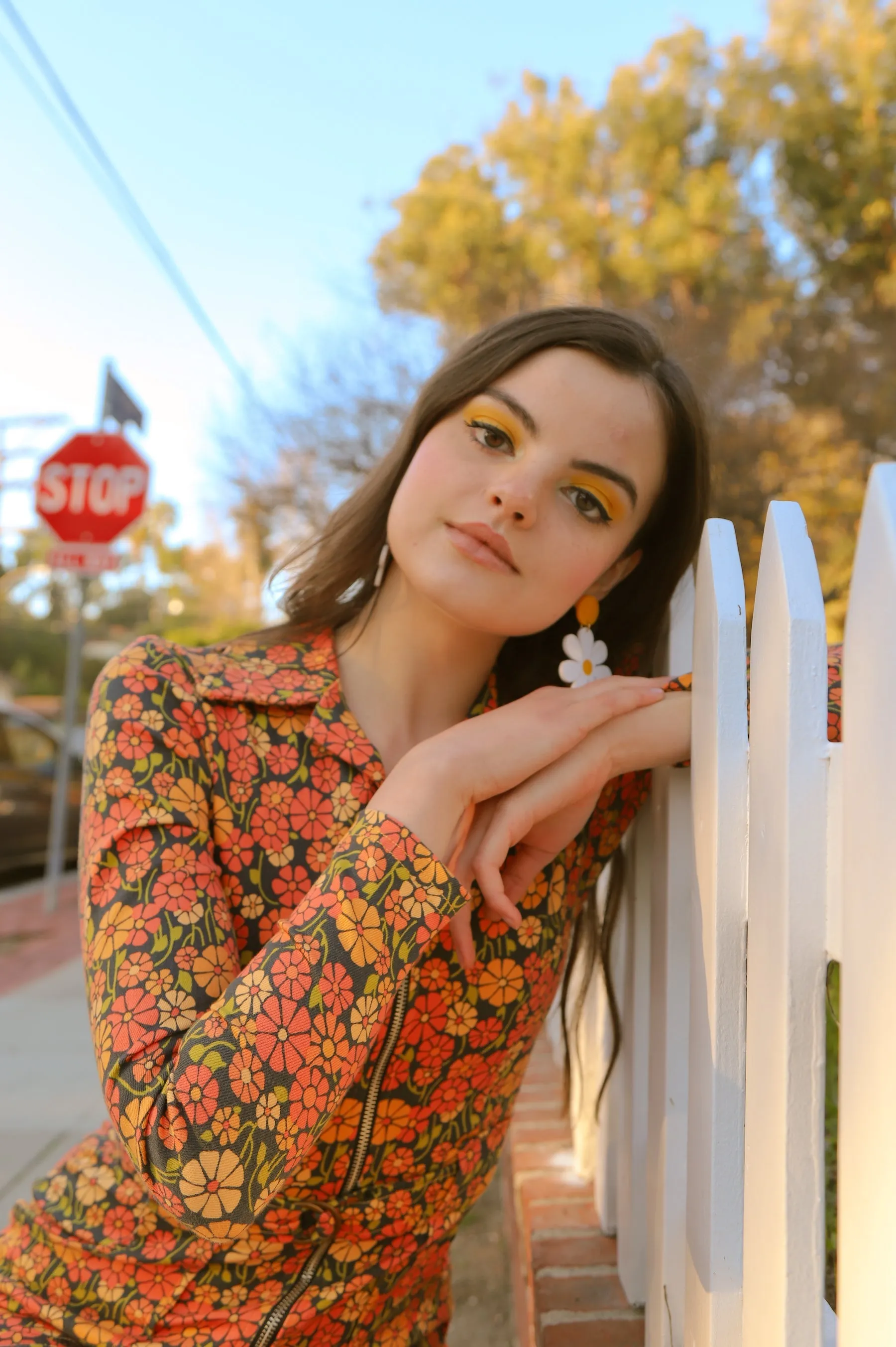 Daisy Earrings in Full