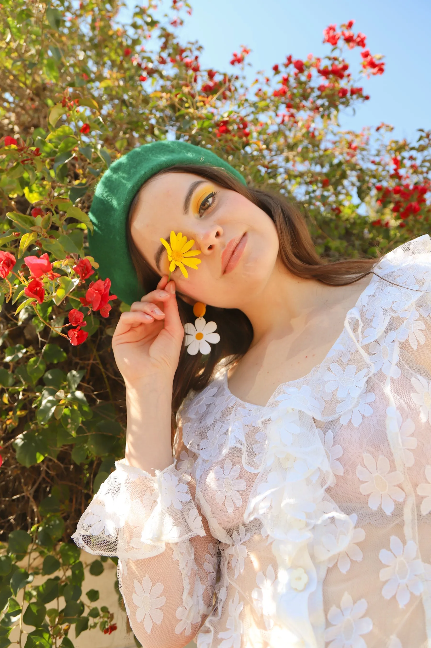 Daisy Earrings in Full