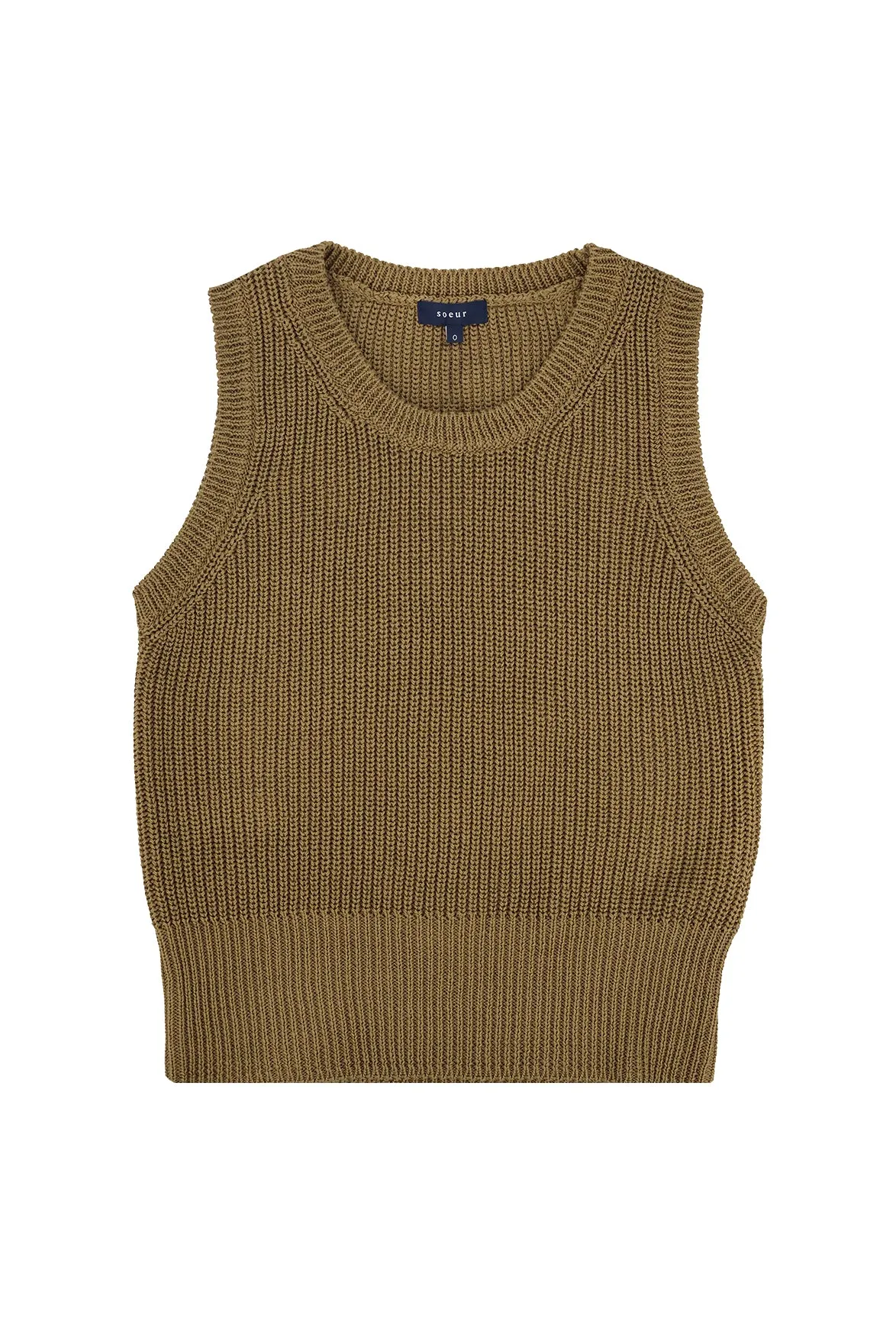 Danny Knit Tank in Bronze