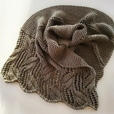 Dansie shawl knit kit