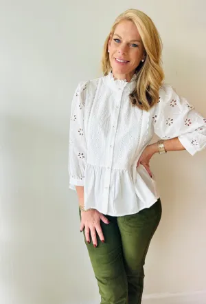 Darla's Delicate Lace Top