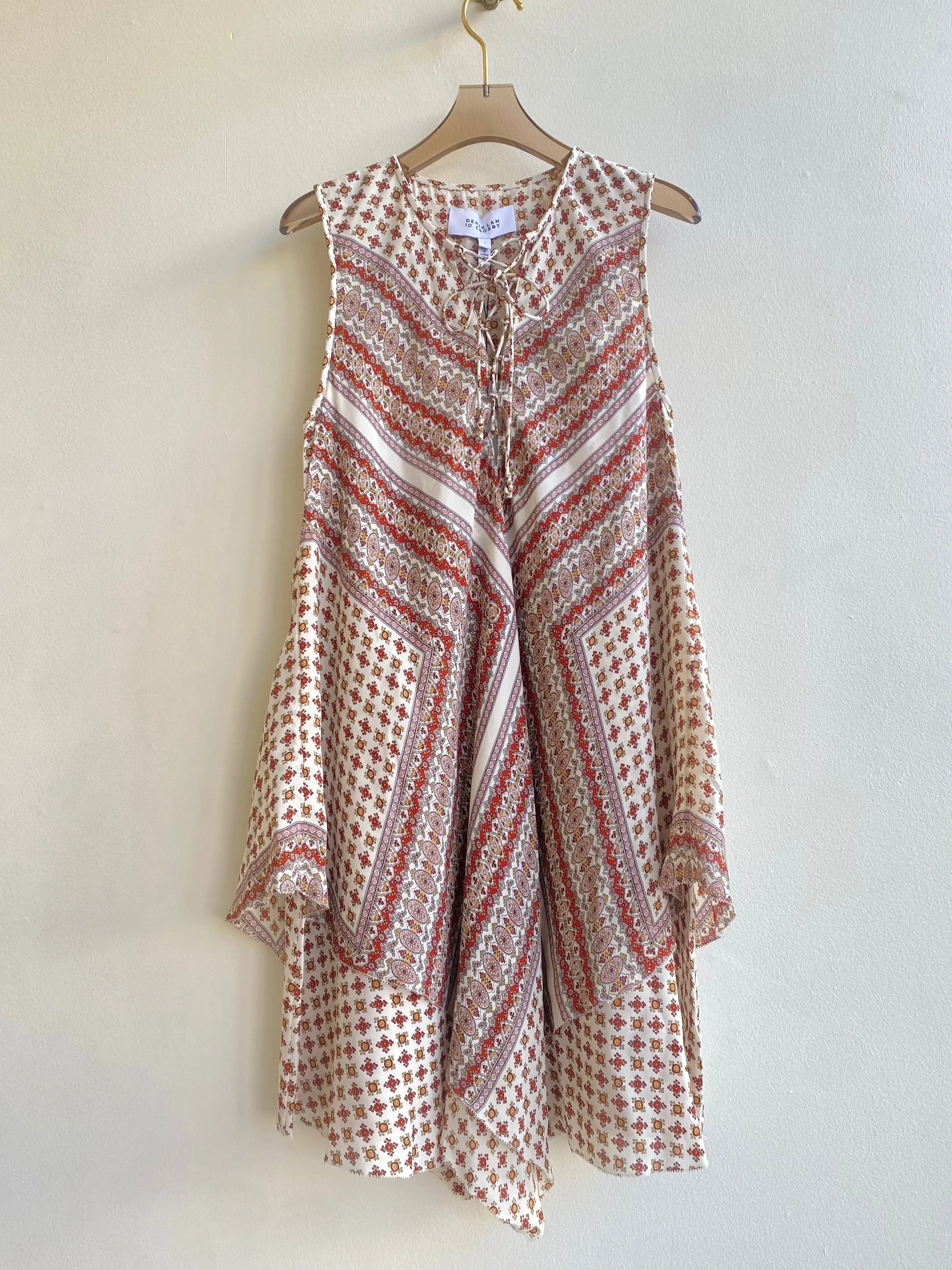 Derek Lam 10 Crosby | Handkerchief Lace Up Tank Top (Vintage)