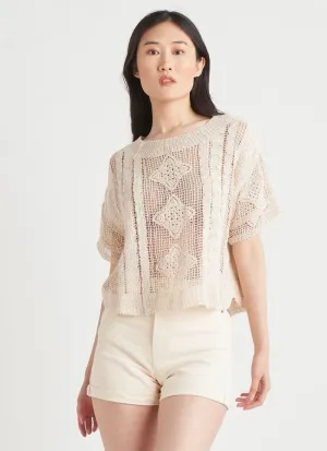 Dex - Open Knit Top