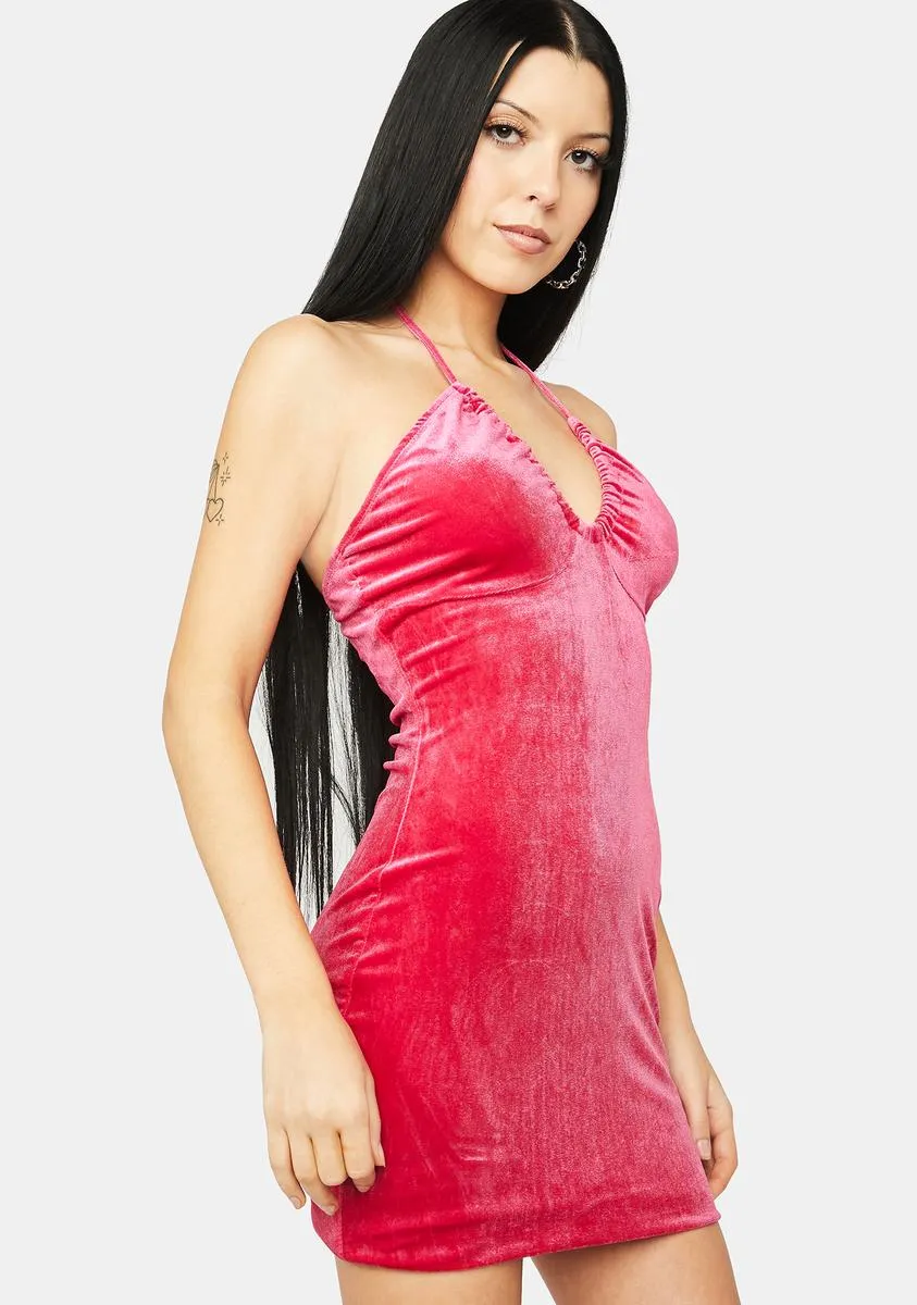 Diva From The Heart Velvet Dress