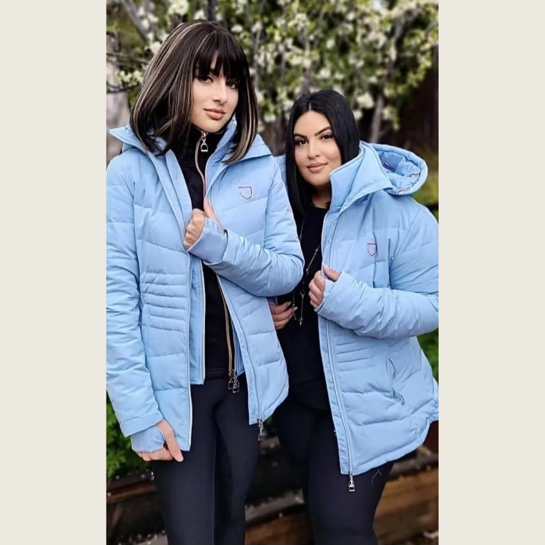 Dressage Queen Dream - Ice Blue Duck Down Riding Jacket