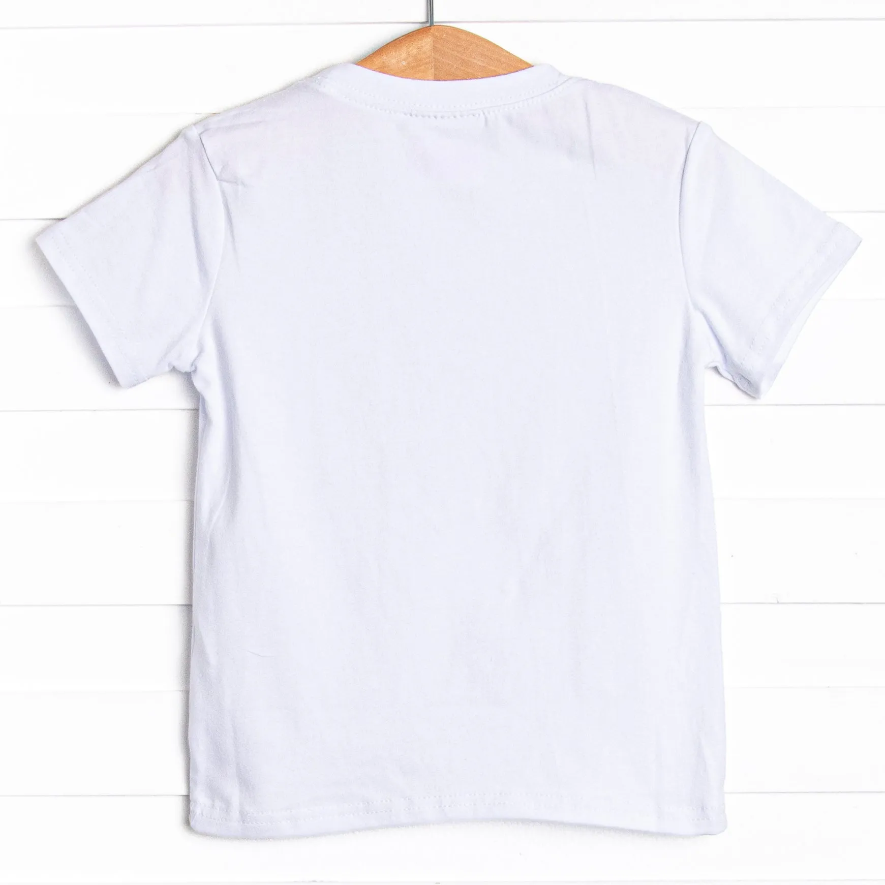 Dundee Dude Applique Top, White