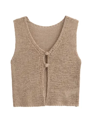 Earthy Knit Top