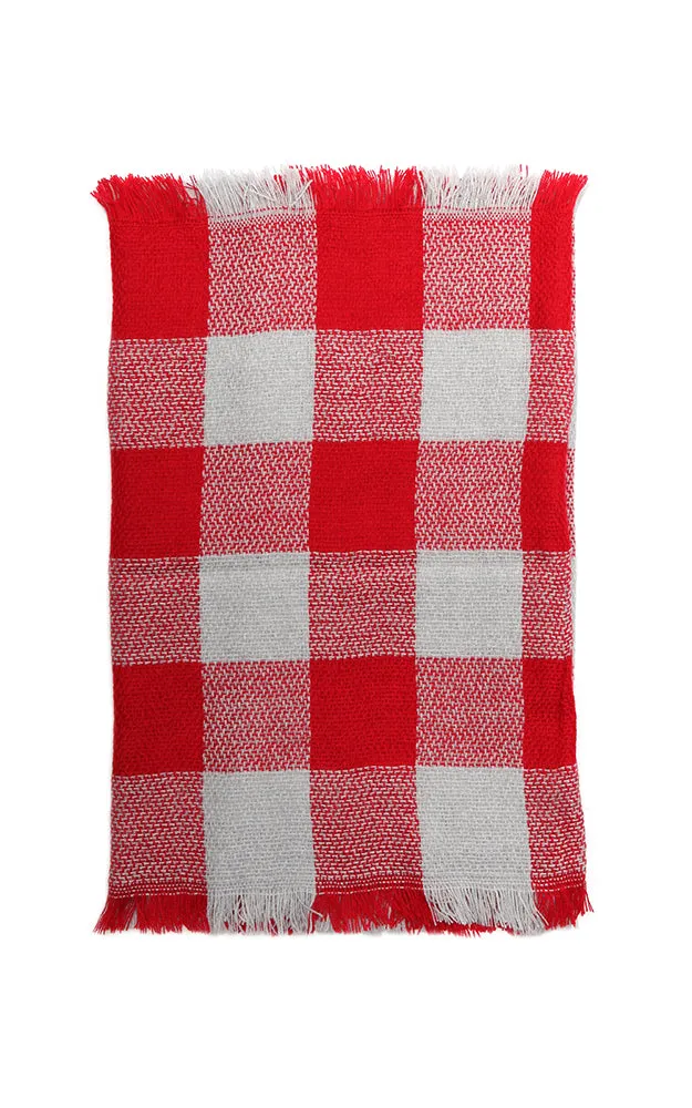 EAS8628 Buffalo Plaid Woven Infinity
