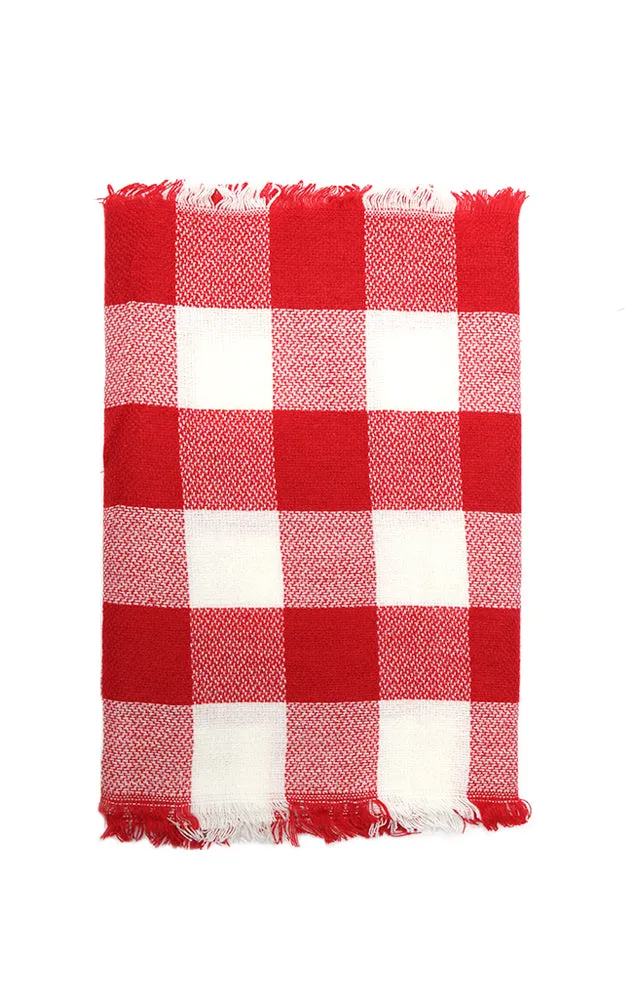 EAS8628 Buffalo Plaid Woven Infinity