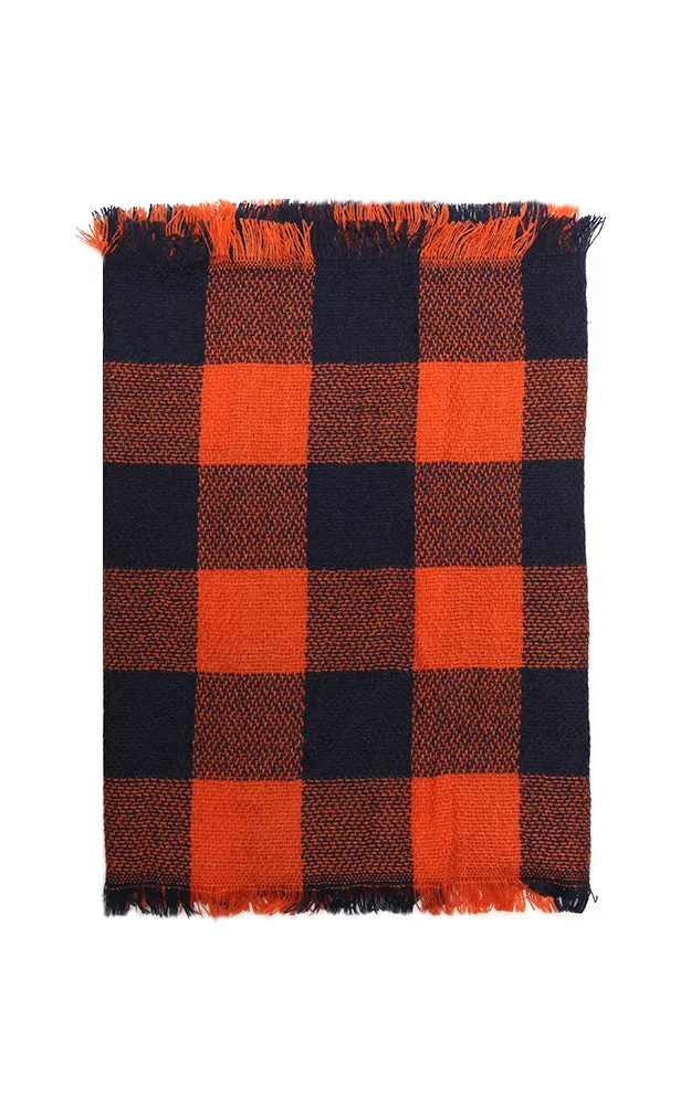 EAS8628 Buffalo Plaid Woven Infinity