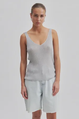 Ellia Knit Top - Silver