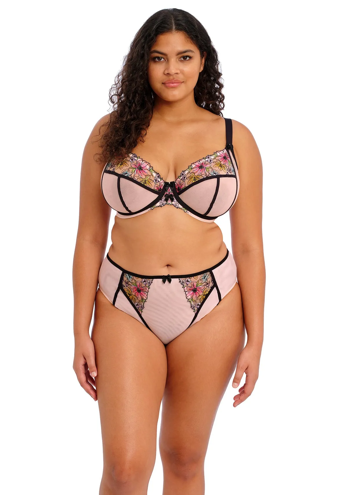 Elomi Carrie Plunge Bra | BALLET PINK