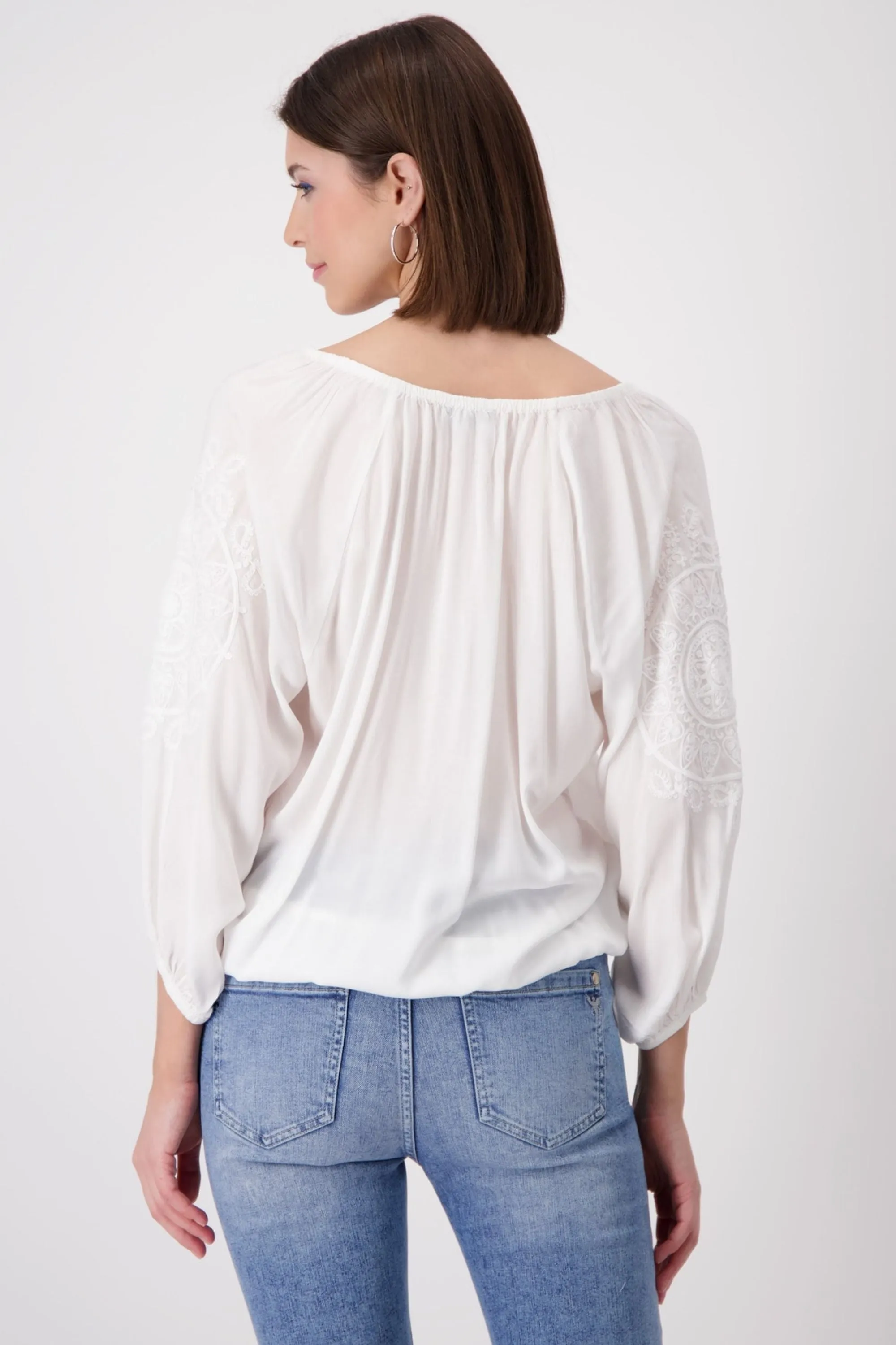 EMBROIDERED BLOUSE - 408752MNR