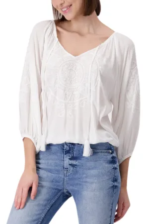 EMBROIDERED BLOUSE - 408752MNR