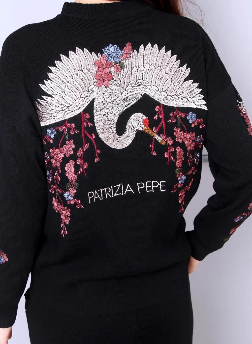 Embroidered Knit Sweatsuit