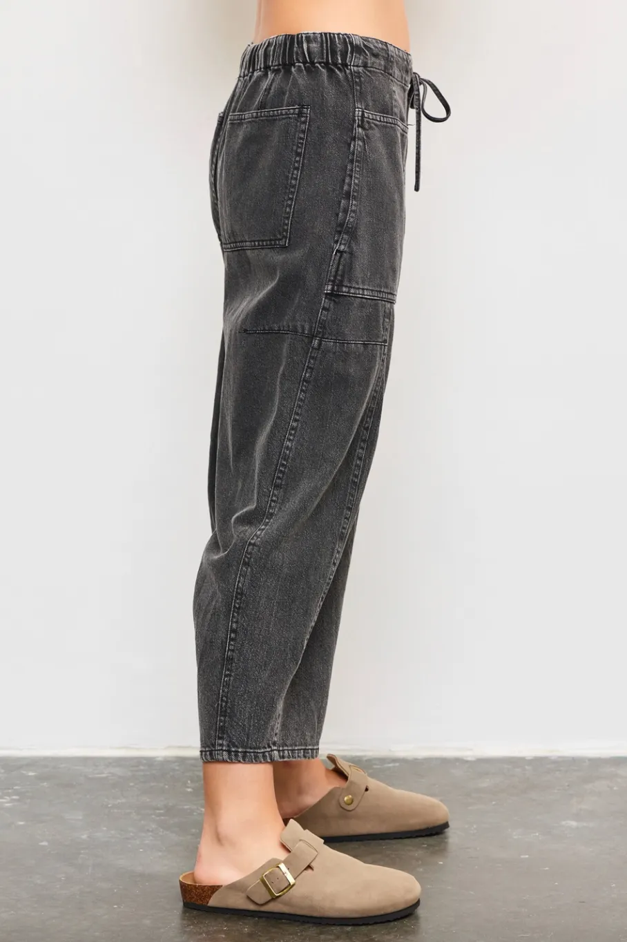 emmy barrel patch pocket pant