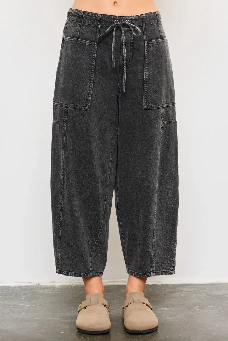 emmy barrel patch pocket pant