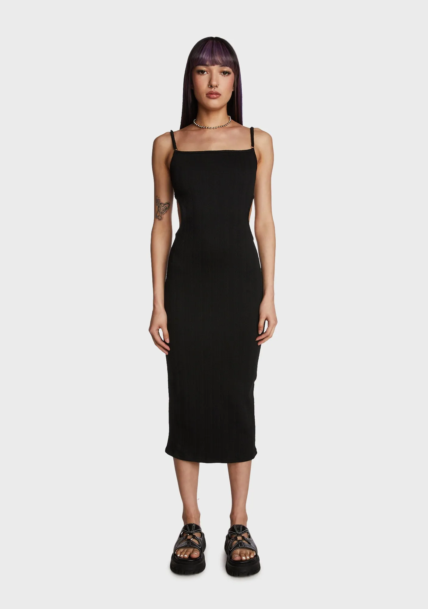 Energy Session Maxi Dress - Black