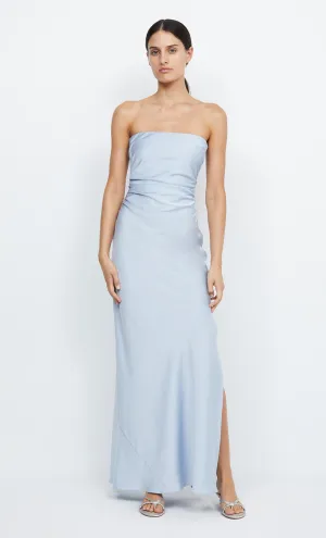 ETERNITY STRAPLESS MAXI  - DUSTY BLUE