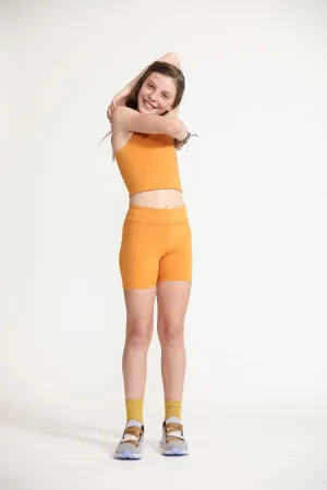 Everyway - Longline Crop Top (Inca Gold)