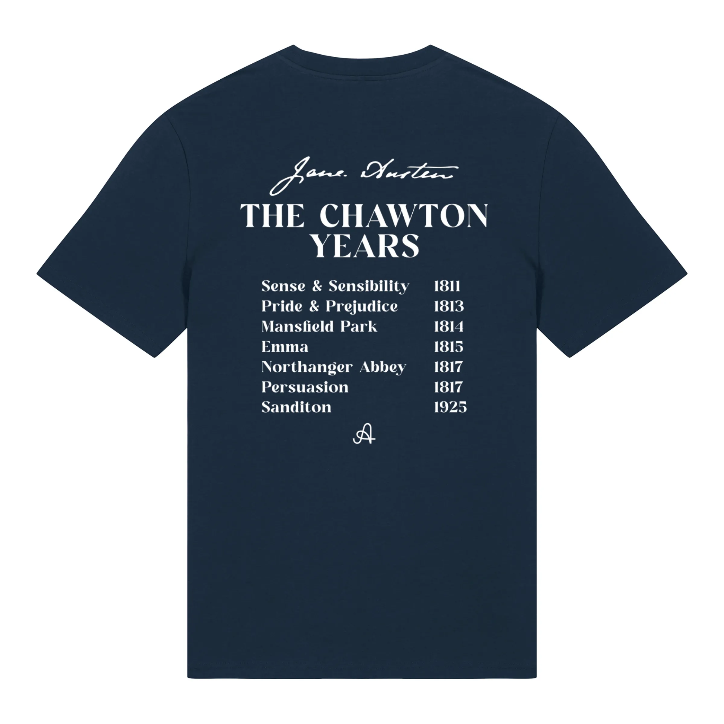 Exclusive Jane Austen's House - 'The Chawton Years' Navy T-Shirt