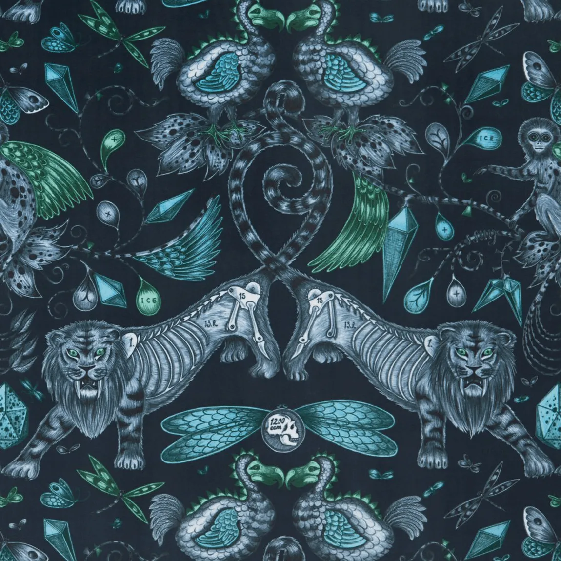 Extinct Velvet Made-to-Measure Curtains