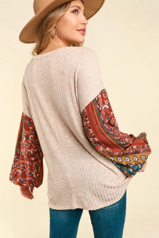 Falling For You Oversized Top