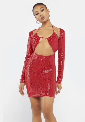 Fiery Too Real For You Cut Out Dress