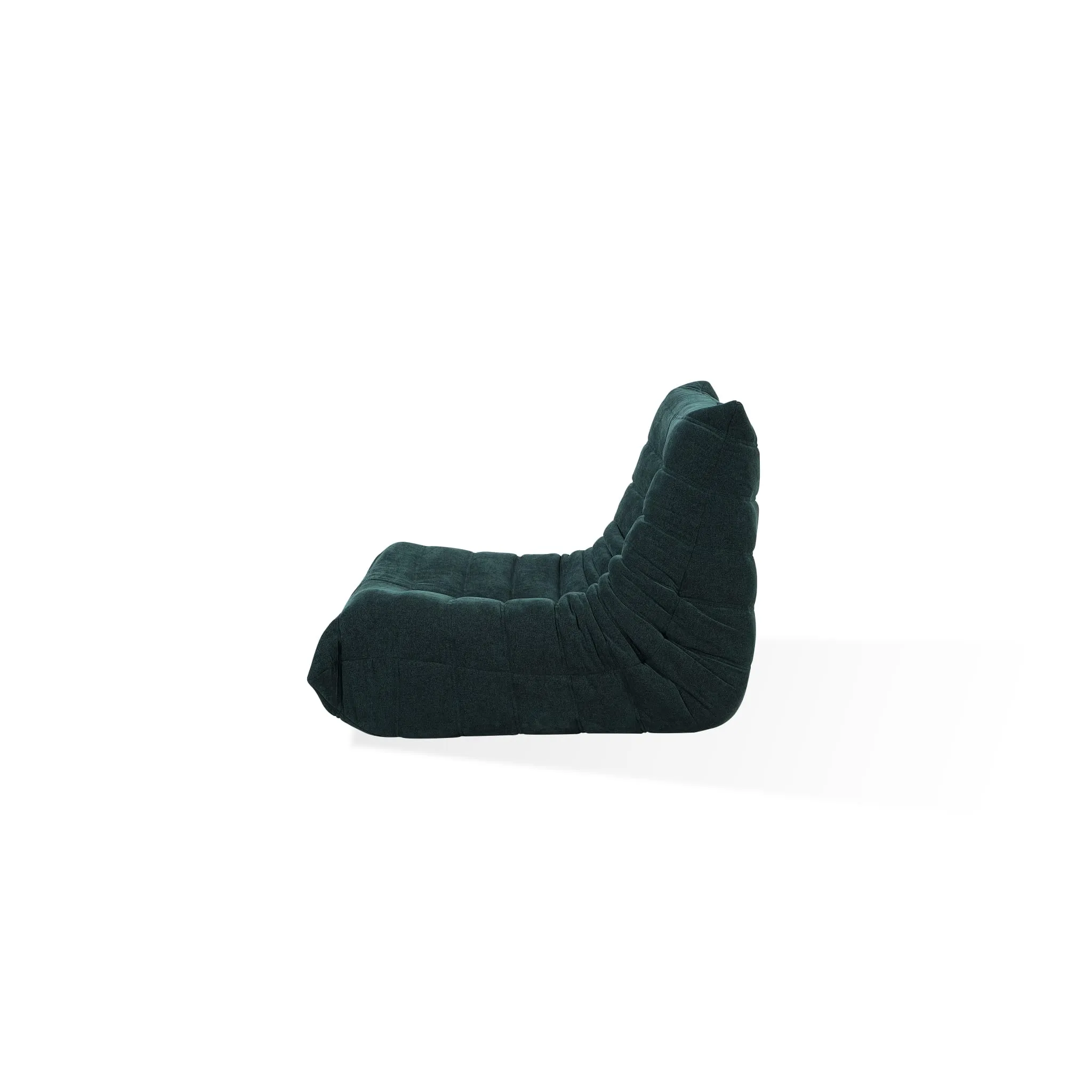 Flex Upholstered Lounge Chair in Emerald Chenille