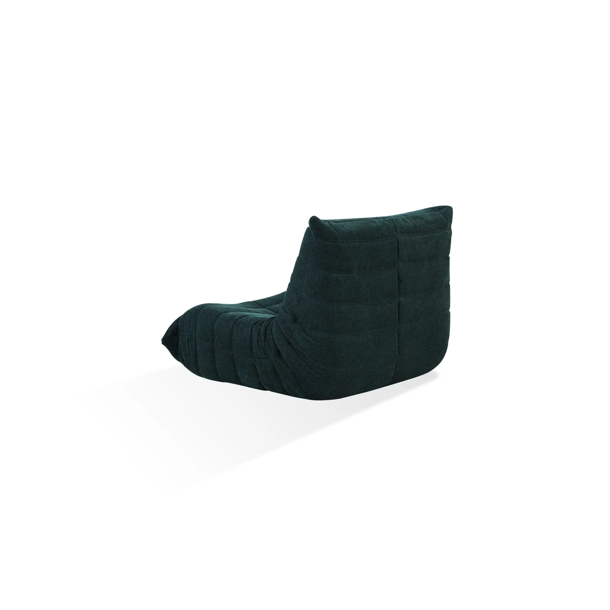 Flex Upholstered Lounge Chair in Emerald Chenille