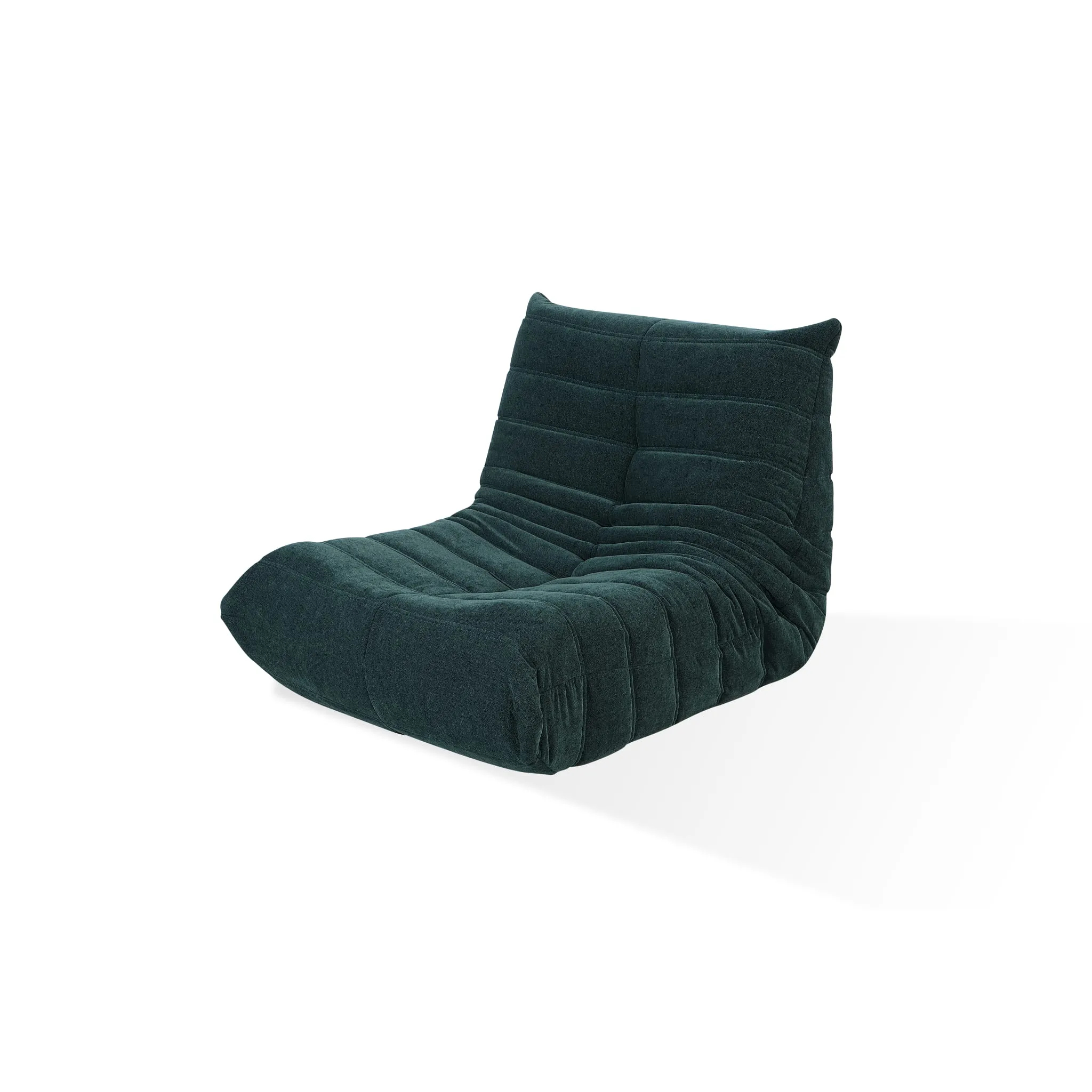 Flex Upholstered Lounge Chair in Emerald Chenille