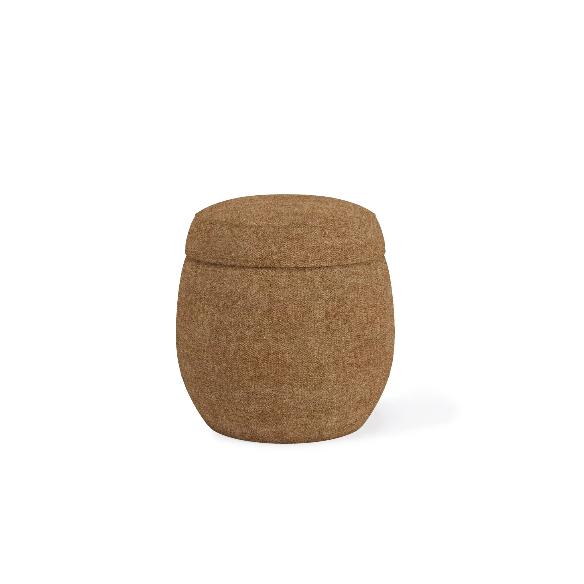 Flex Upholstered Ottoman in Porcini Chenille