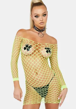 Freaky Deaky Fishnet Dress