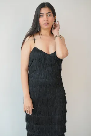 Fringe bodycon dress