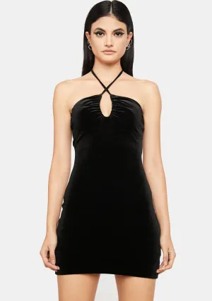 From The Heart Velvet Dress