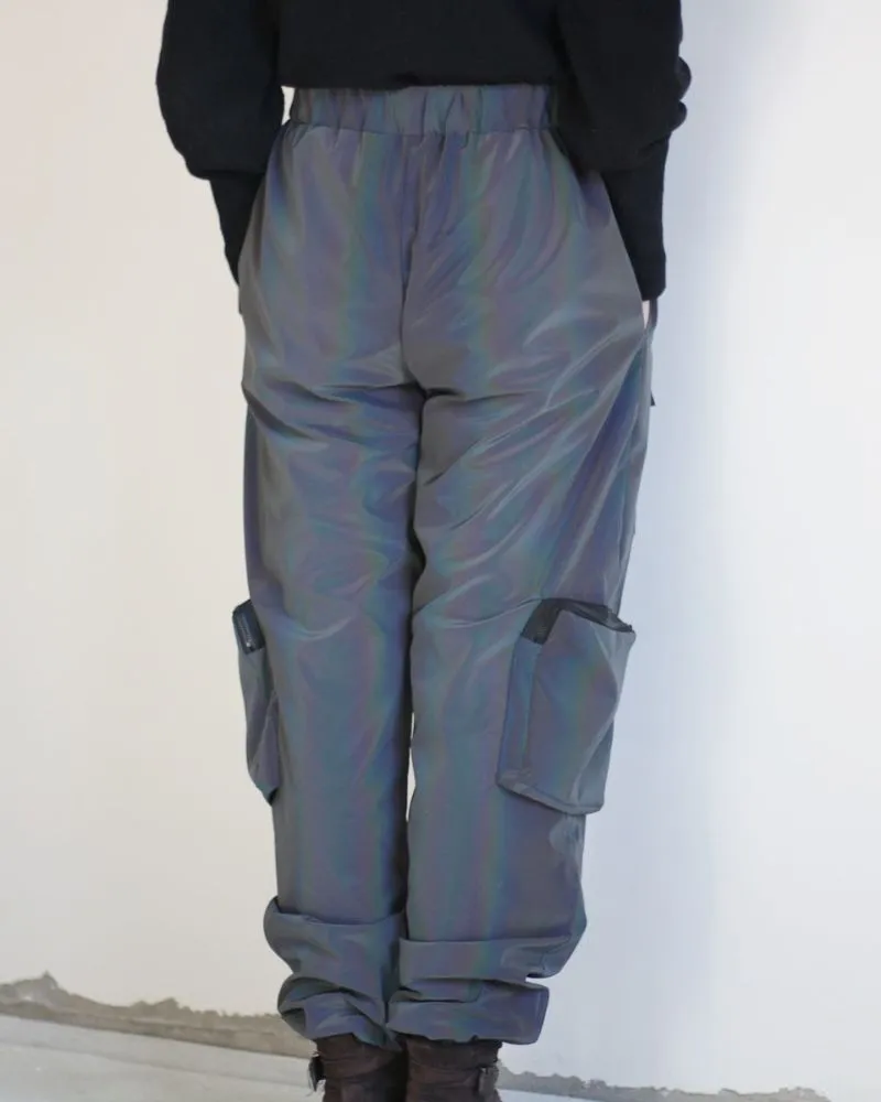 Functional  Laser Colorful Reflective Pants