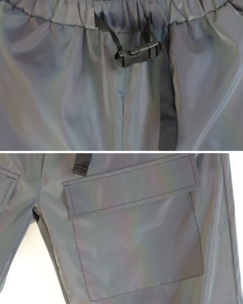 Functional  Laser Colorful Reflective Pants
