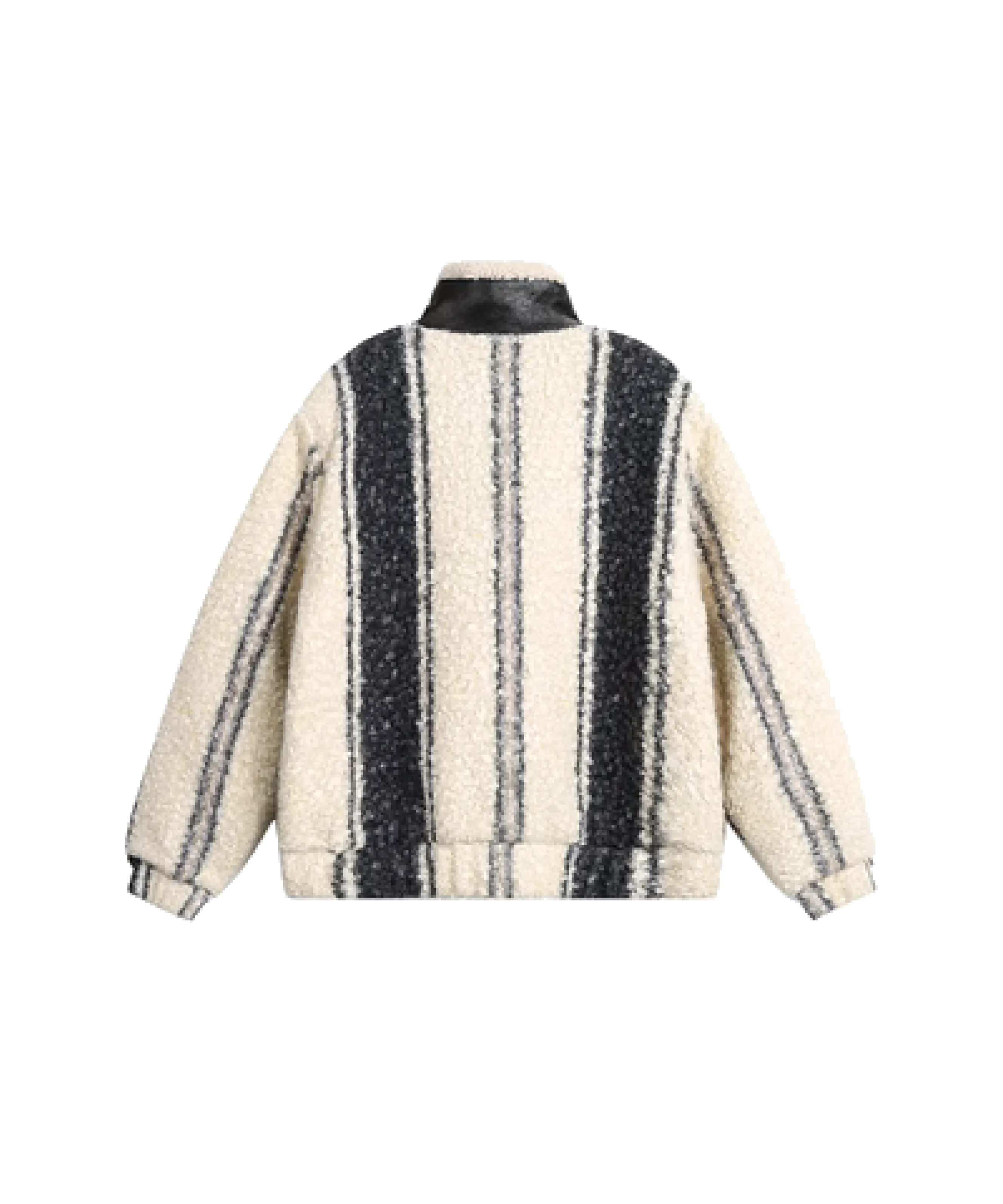 Fur Stripe Inner Down Coat