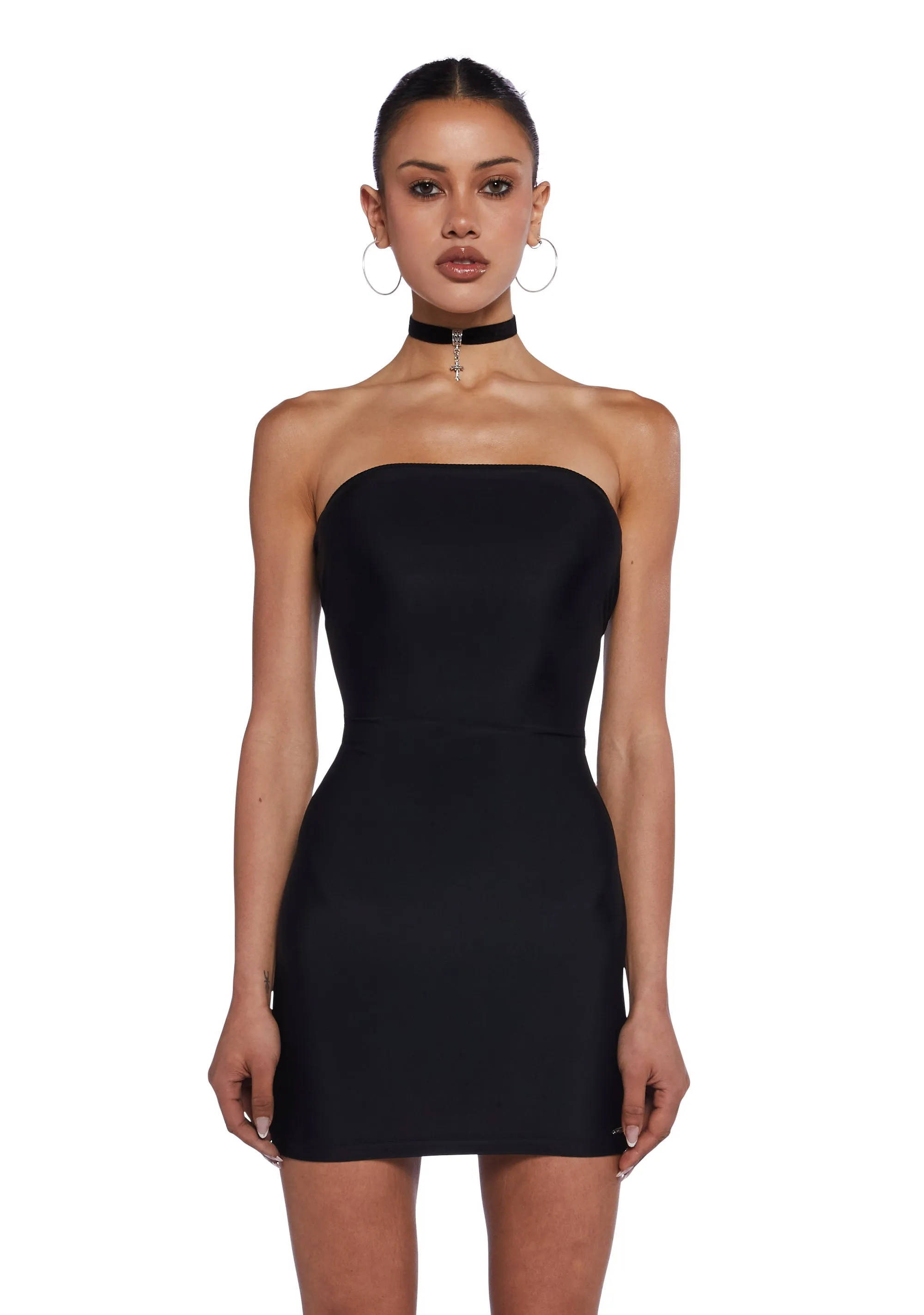 Future Starts Slow Tube Mini Dress