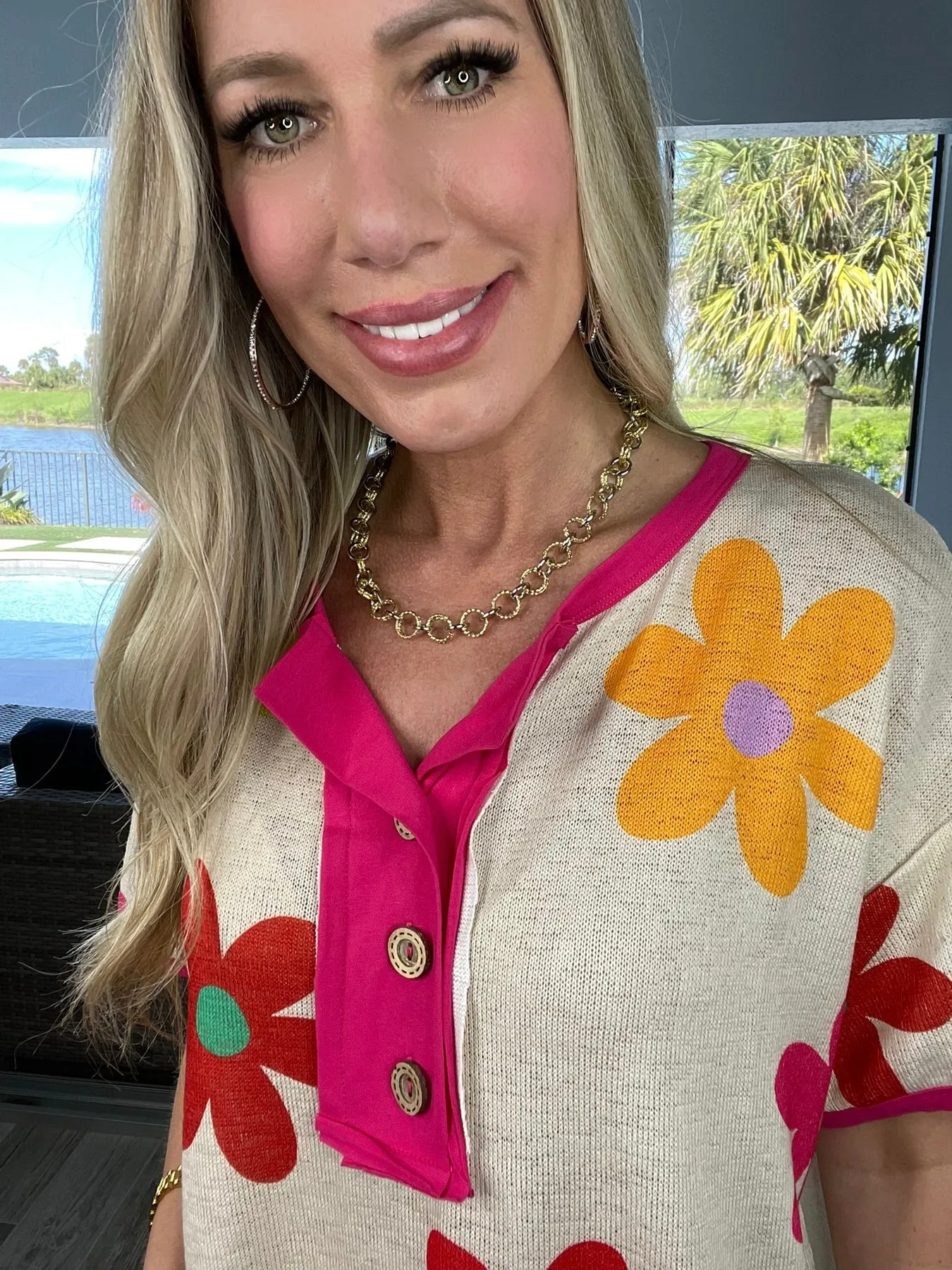 Garden Days Knit Top