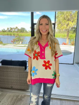 Garden Days Knit Top