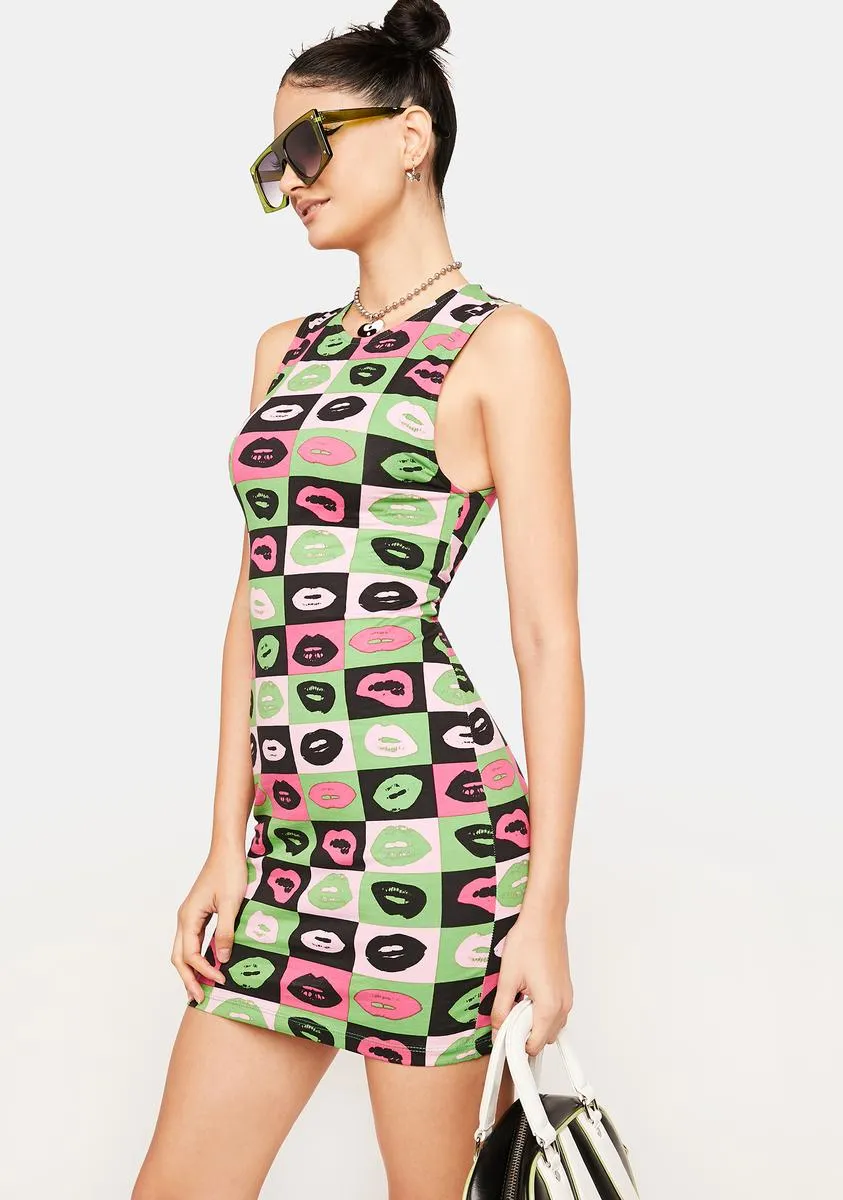 Gele Mini Dress