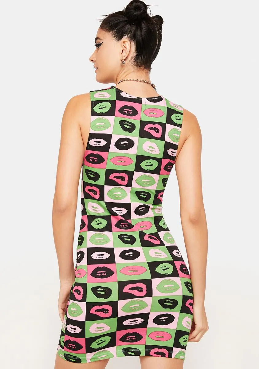Gele Mini Dress