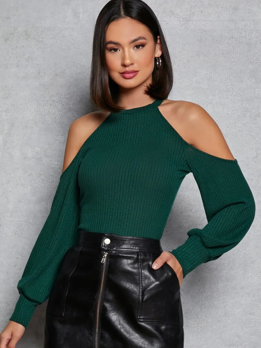 Gina Rib Knit Top