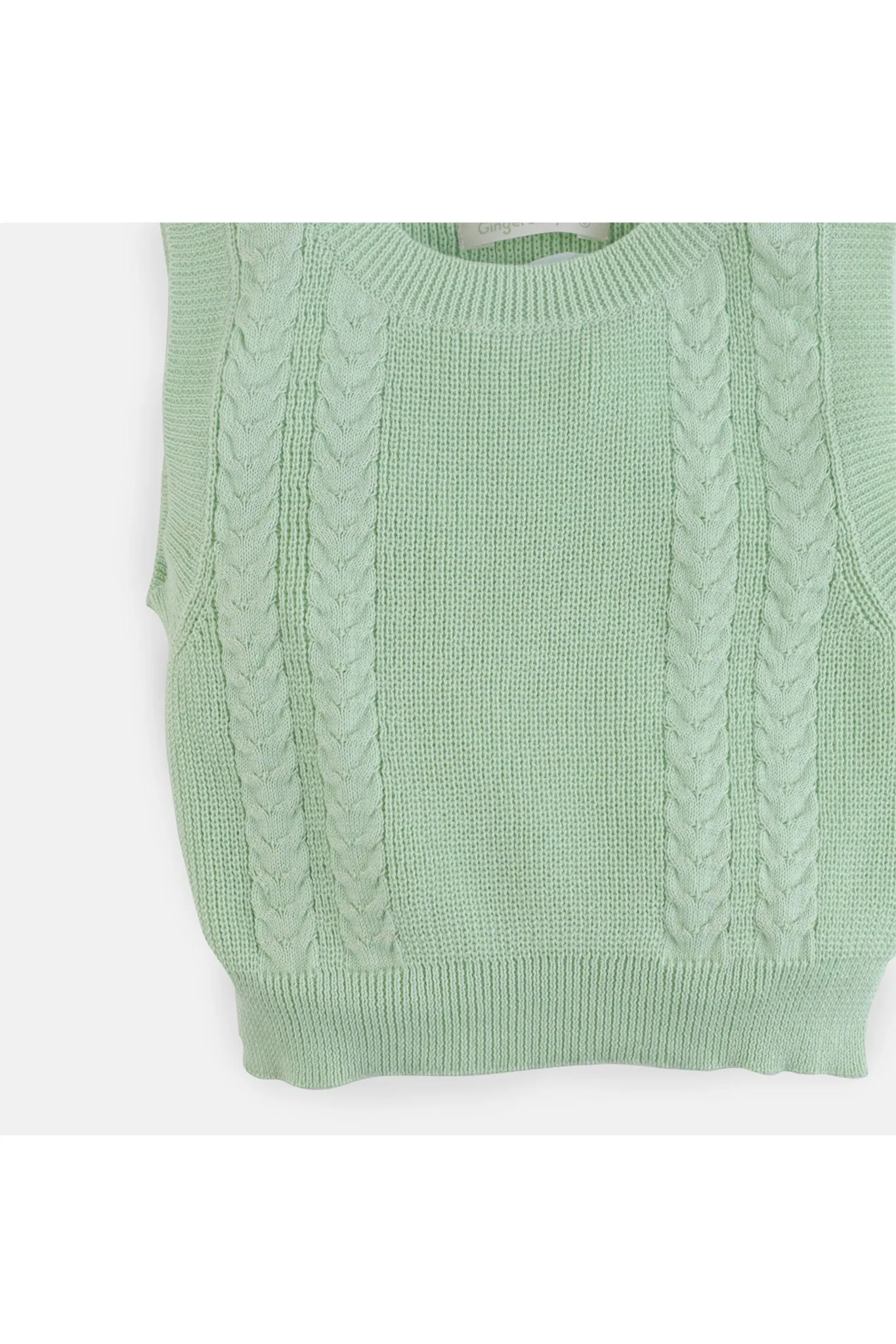 Gingersnaps Knit Top with Detachable Collar